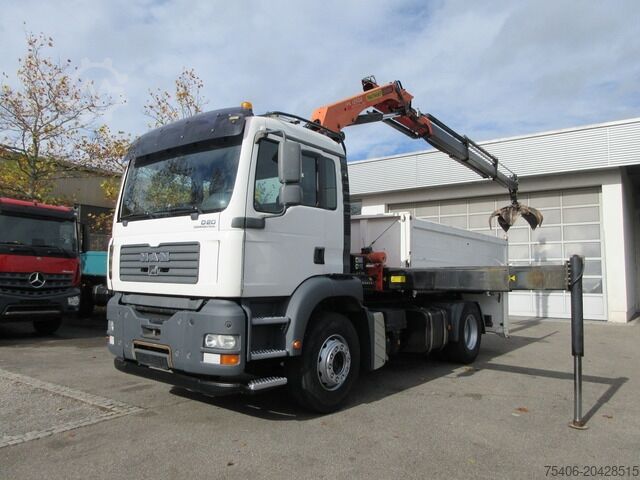 Absetzkipper LKW man TGA 18.310 LL Wechselsystem Kipper Kran/Absetzer