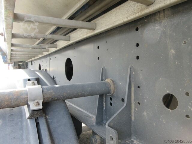 Tipper semitrailer meiller Thermomulde Stahl 23,10 m³, Liftachse