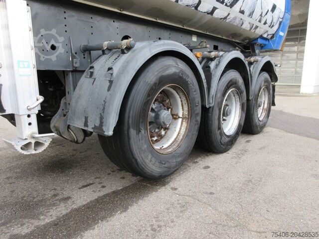 Tipper semitrailer meiller Thermomulde Stahl 23,10 m³, Liftachse