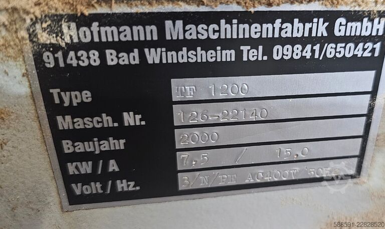 Tischfräse Hofmann TF 1200