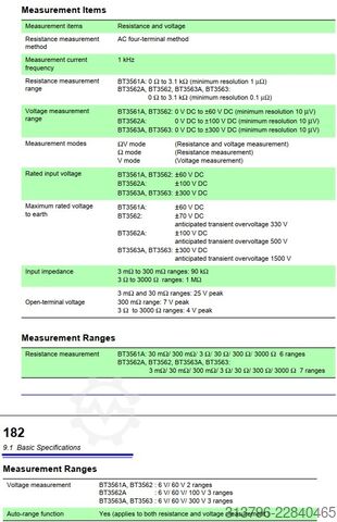 Messsystem Hioki 3153 - 3562 - 3563 - 7275