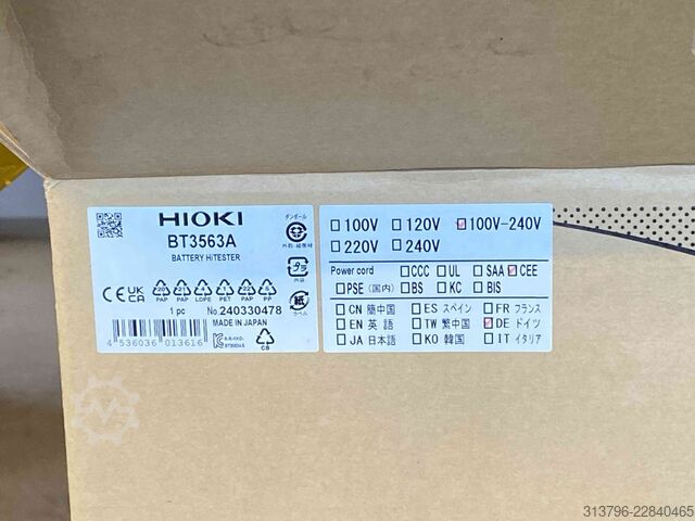 Messsystem Hioki 3153 - 3562 - 3563 - 7275