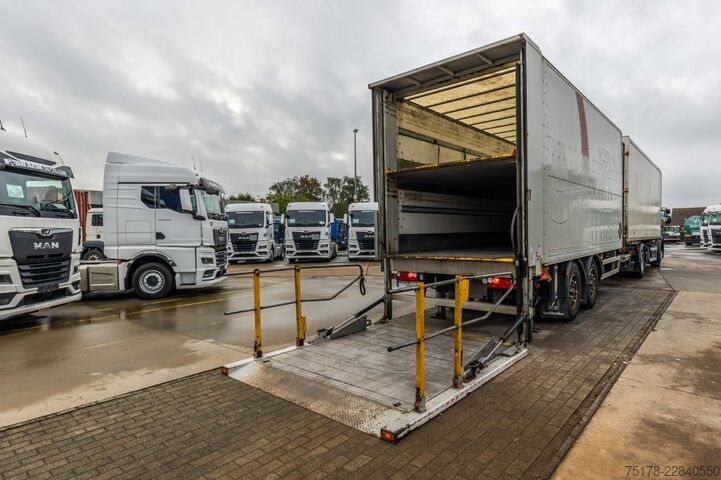 Box body LECITRAILER R20S + DHOLLANDIA A COLONNE 2TON