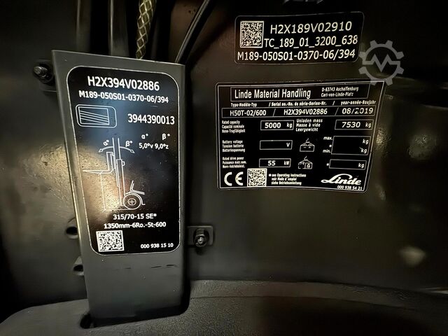 Gabelstapler Linde H50T-02/600 [ID: 96]