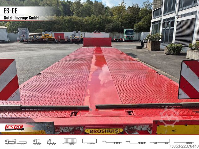Low loader semitrailer BROSHUIS 6-Achs-Satteltieflader - teleskopierbar