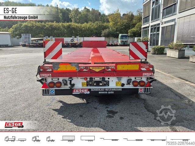 Low loader semitrailer BROSHUIS 6-Achs-Satteltieflader - teleskopierbar