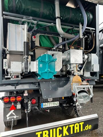 Tanker semitrailer LANGENDORF Combi-Liner Kipper 48 cbm+ Gülle 27 cbm, MIETEN?