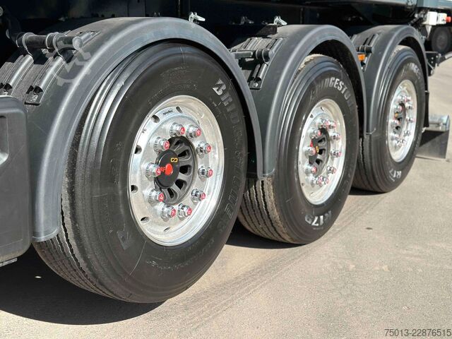 Tanker semitrailer LANGENDORF Combi-Liner Kipper 48 cbm+ Gülle 27 cbm, MIETEN?