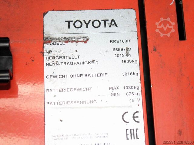 Reach Truck BT RRE 160 H  Li-Ion