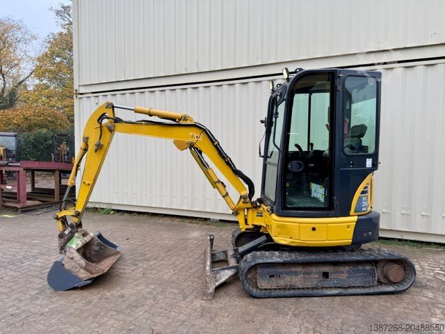Minibagger KOMATSU PC26MR-3 / 2020 BJ / 2 x Löffel