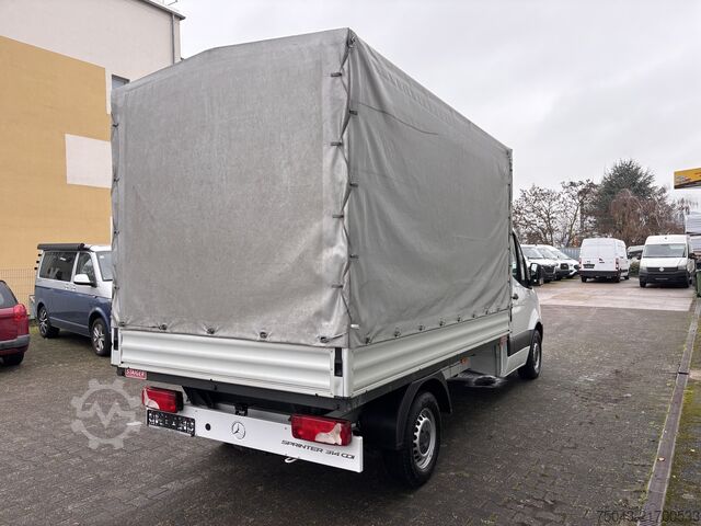 Transporter mit Pritsche & Plane Mercedes-Benz Sprinter 314 *Plane*Kamera*30.Tkm*1.Hand