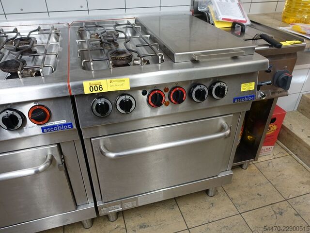 Freestanding gas cooker ASCOBLOC AGH 413