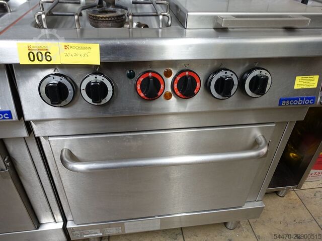 Freestanding gas cooker ASCOBLOC AGH 413