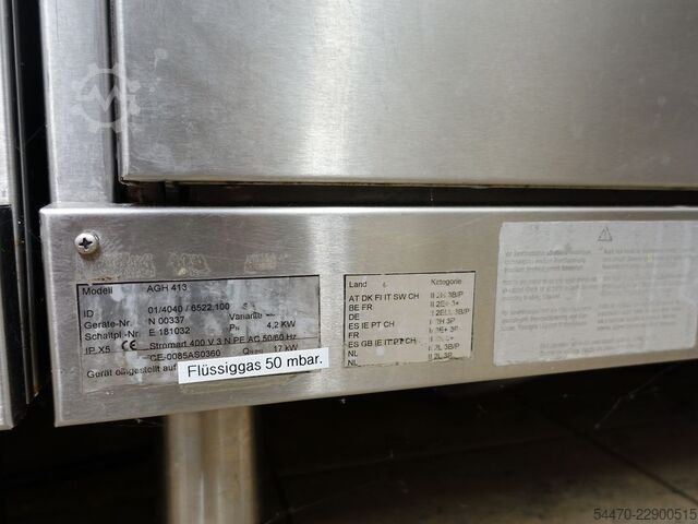 Freestanding gas cooker ASCOBLOC AGH 413