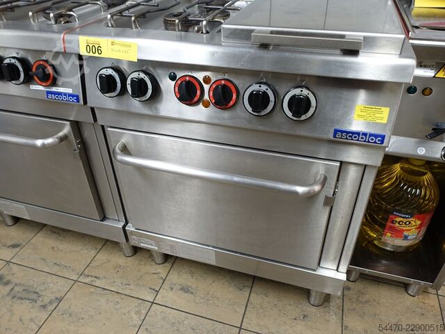 Freestanding gas cooker ASCOBLOC AGH 413