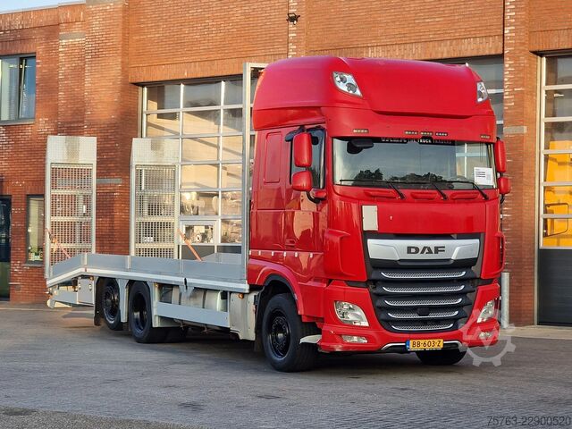 Car carrier van DAF XF 530 SuperSpacecab 6x2*4 - New Flatbed - Ramp...