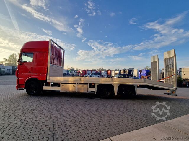 Car carrier van DAF XF 530 SuperSpacecab 6x2*4 - New Flatbed - Ramp...