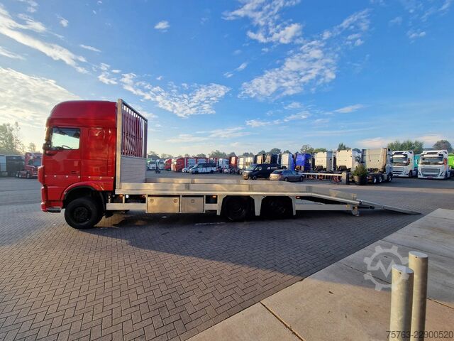 Car carrier van DAF XF 530 SuperSpacecab 6x2*4 - New Flatbed - Ramp...