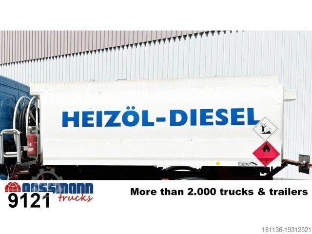 LKW mit Tankaufbau Esterer Tankaufbau ca. 13.350l, 2 Kammern