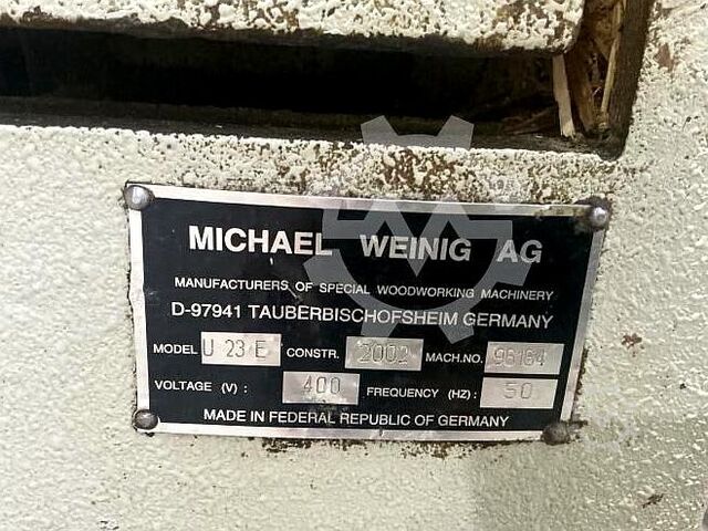 Four-sided planer Weinig Unimat 23 E