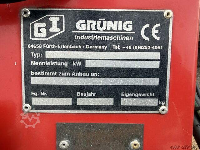 Road sweeper Kehrmaschine Gründig GSX 2000/670L. 