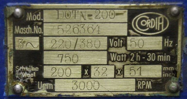 Double grinding machine Cordia DOTN-200