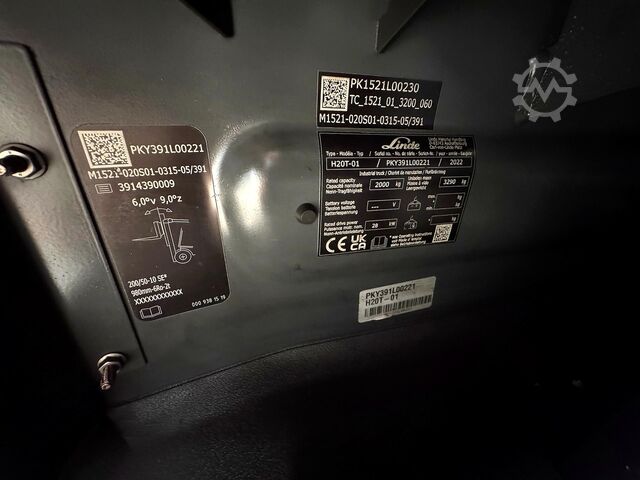 2022 service + safety inspection (UVV) valid until 06/2027, 15,536 operating hours Linde H 20T
