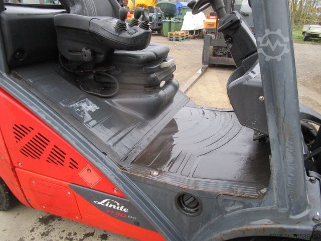 Dieselstapler Linde H30D-02 Triplex-Freihub 4,7m Hubhöhe + Seitenschie