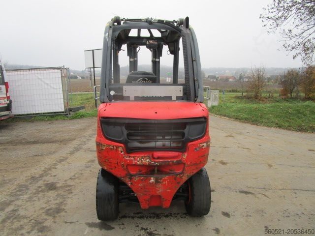 Dieselstapler Linde H30D-02 Triplex-Freihub 4,7m Hubhöhe + Seitenschie