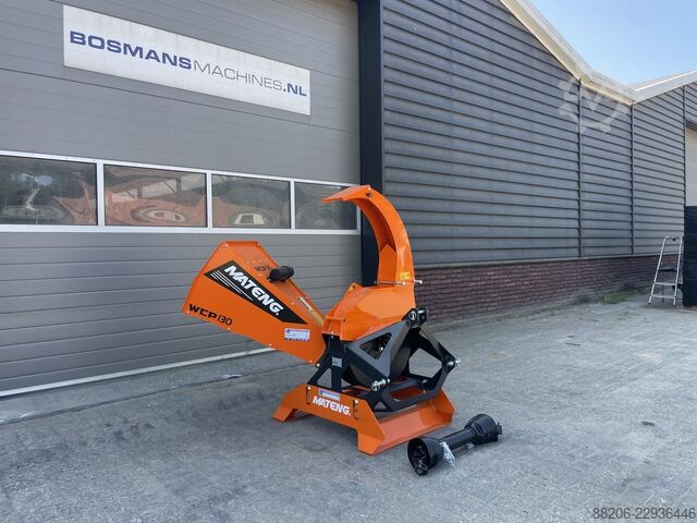 Mateng WCP 130 Holzhäcksler / Schredder NEU für Kleintraktoren MATENG WCP 130 houthakselaar / versnipperaar NIEUW voor minitractor