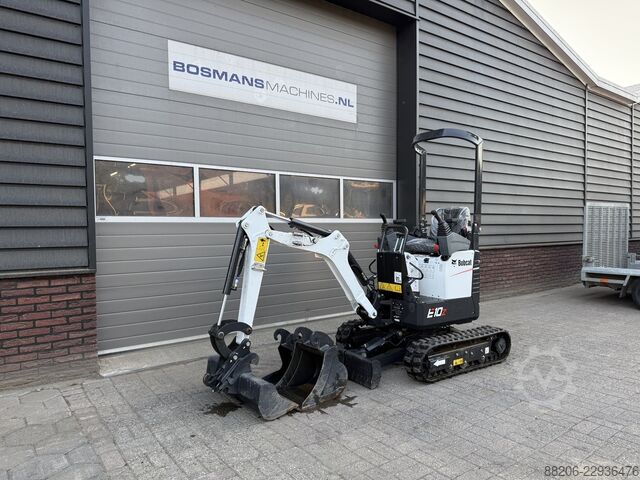 Bobcat E10 Z mini excavator 2026, 50 hours, DEMO BOBCAT E10 z minigraver 2026 50 uur DEMO