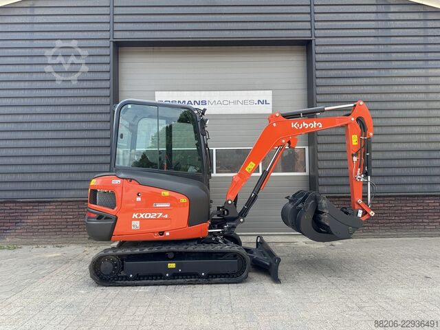Kubota KX027 HI-SPEC mini excavator NEW KUBOTA KX027 HI-SPEC minigraver NIEUW