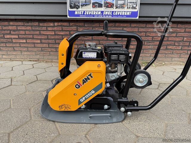 Giant GP1950 G compactor plate 2025 new model! SPECIAL PRICE GIANT GP1950 G trilplaat 2025 nieuw type! ACTIE PRIJS