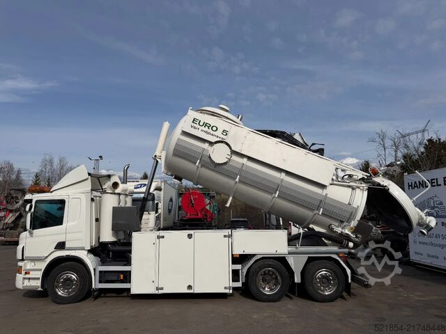 Suction vehicle Scania P400 14,5m3 Dry Vacuum-truck (Only 298h), 2013
