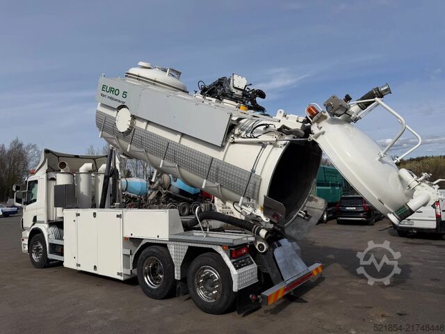 Suction vehicle Scania P400 14,5m3 Dry Vacuum-truck (Only 298h), 2013