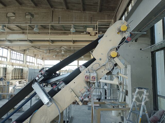 Steep belt conveyor Cover belt conveyor Kühne Förderband 650mm / 14200mm