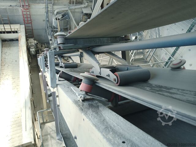Steep belt conveyor Cover belt conveyor Kühne Förderband 650mm / 14200mm