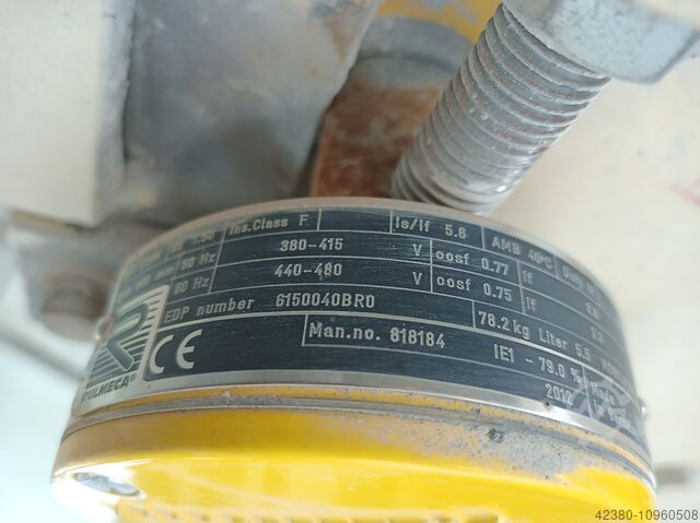 Steep belt conveyor Cover belt conveyor Kühne Förderband 650mm / 14200mm