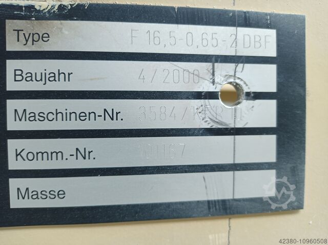 Steep belt conveyor Cover belt conveyor Kühne Förderband 650mm / 14200mm