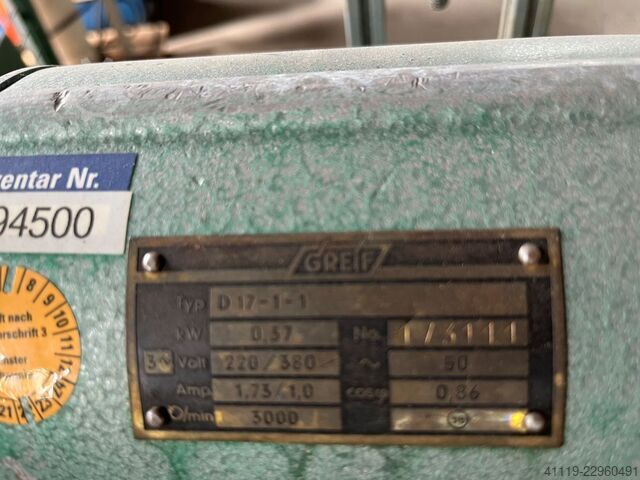 Double grinding bench Greif D17-1-1  