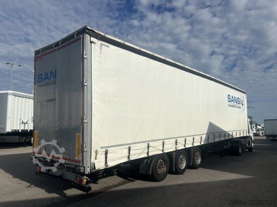 Open semitrailer with tarp KöGEL SN 24 MEGA-TAUTLINER REIFEN 435/50/19,5