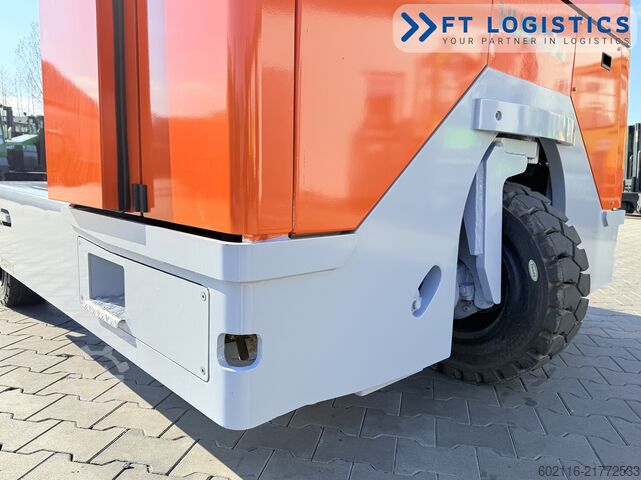 4-way forklift Hubtex DQ45G DUPLEX 5000 FORK-POSITIONER CABIN