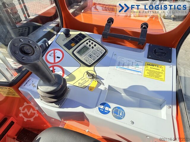 4-way forklift Hubtex DQ45G DUPLEX 5000 FORK-POSITIONER CABIN