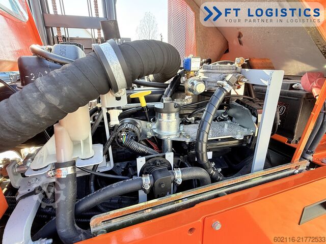 4-way forklift Hubtex DQ45G DUPLEX 5000 FORK-POSITIONER CABIN