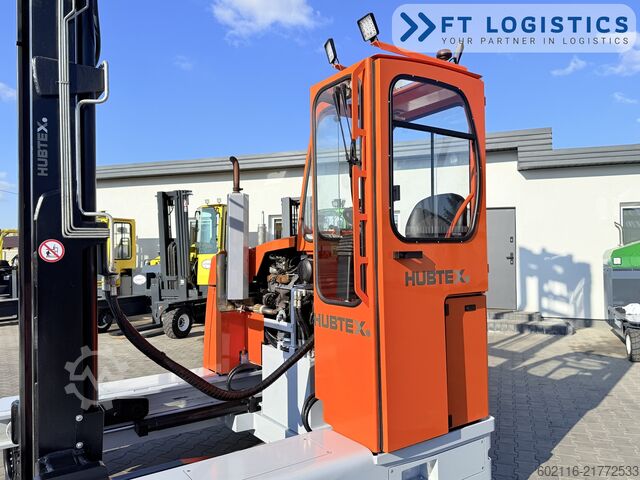 4-way forklift Hubtex DQ45G DUPLEX 5000 FORK-POSITIONER CABIN