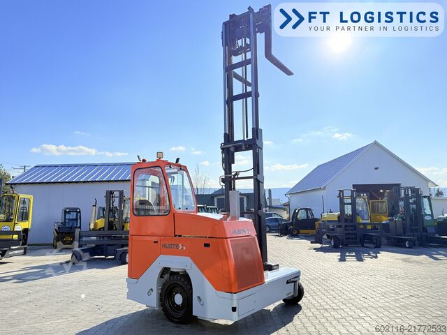 4-way forklift Hubtex DQ45G DUPLEX 5000 FORK-POSITIONER CABIN