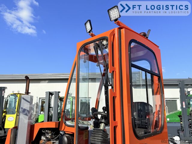 4-way forklift Hubtex DQ45G DUPLEX 5000 FORK-POSITIONER CABIN