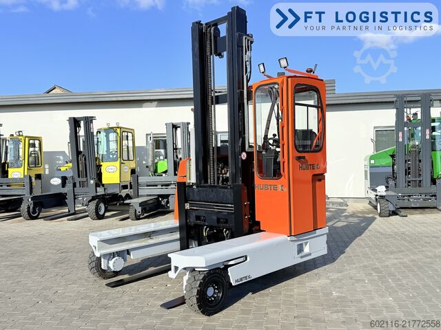 4-way forklift Hubtex DQ45G DUPLEX 5000 FORK-POSITIONER CABIN