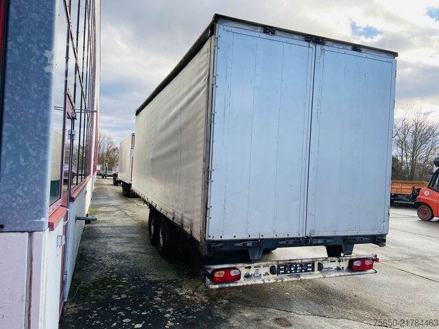 Open trailer with tarp Obermaier OS2-L105L  Tandemplanenanhänger