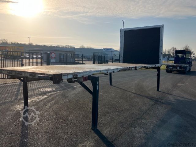 Swap body trailer KRONE Wechselbrücke Pritsche
